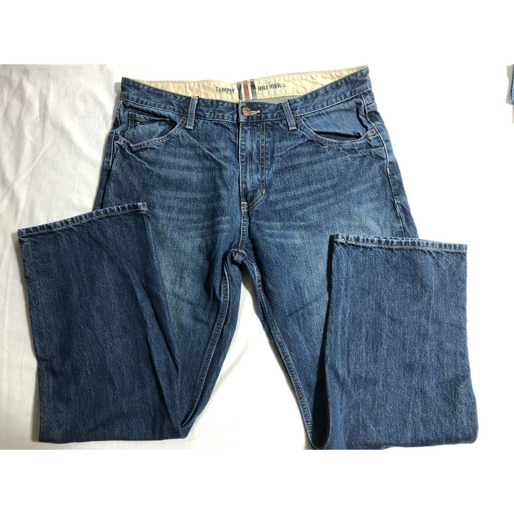 Tommy Hilfiger Original American Denim Relaxed Freedom Jeans Mens Size 35X30